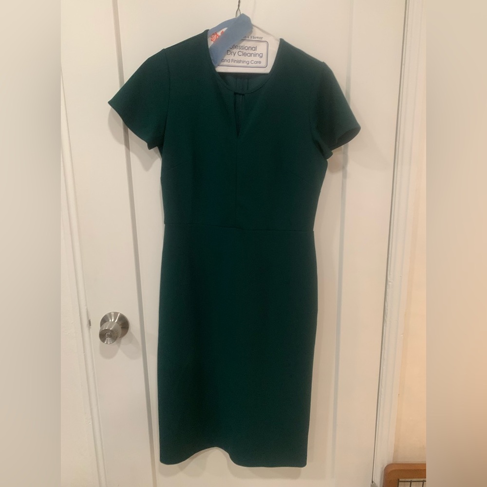 Banana Republic 6 Dark Green Dress